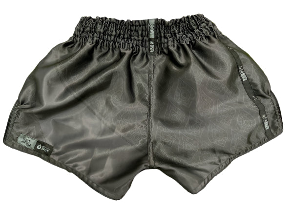 Black Firestorm Muay Thai Shorts
