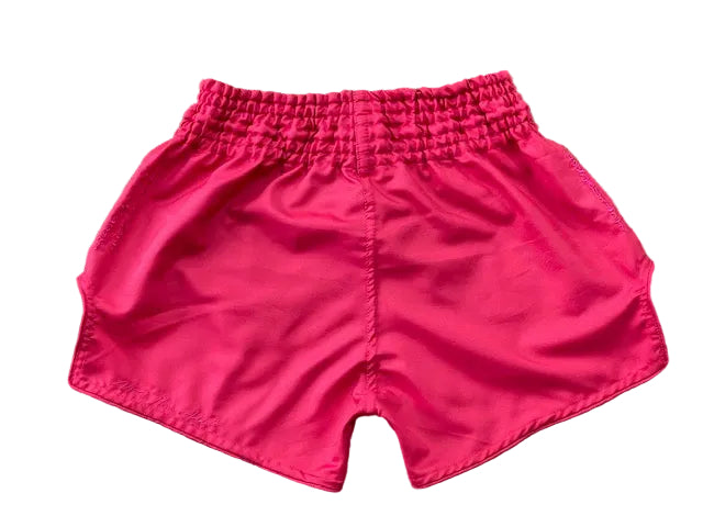 Pink 5 Lines Muay Thai Shorts