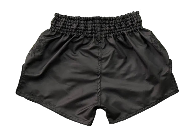 Black Sacred Circle Muay Thai Shorts