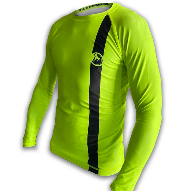 MTA Stance Rash Guard - Shocking Green