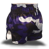 Blue Camo Single Panel Stars Muay Thai Shorts