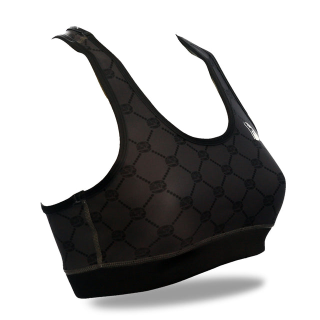 MTA Racerback Sport Bra - Grey