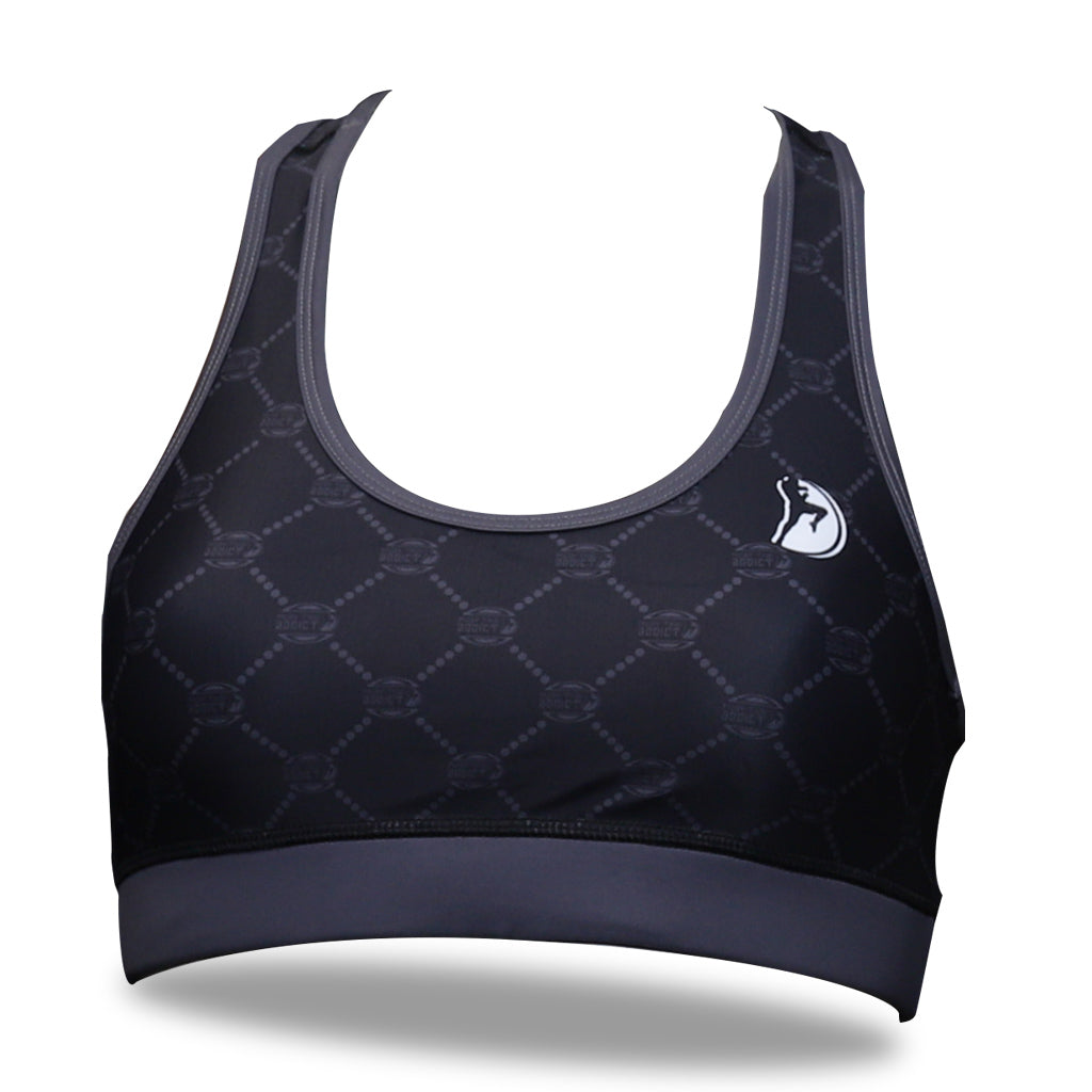 MTA Racerback Sport Bra - Black