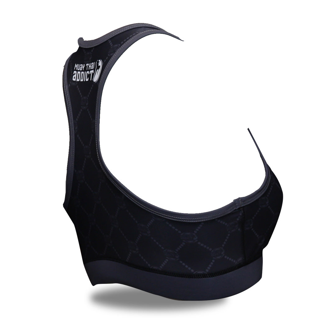 MTA Racerback Sport Bra - Black